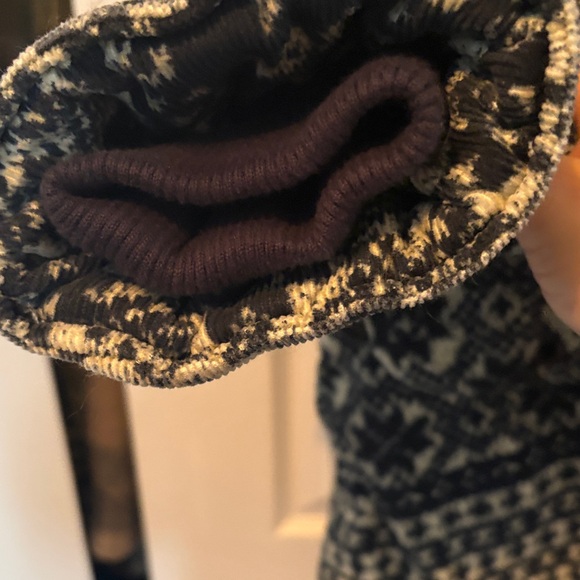 Denim & Supply Ralph Lauren Black and Cream Puffer Coat - Picture 6 of 11